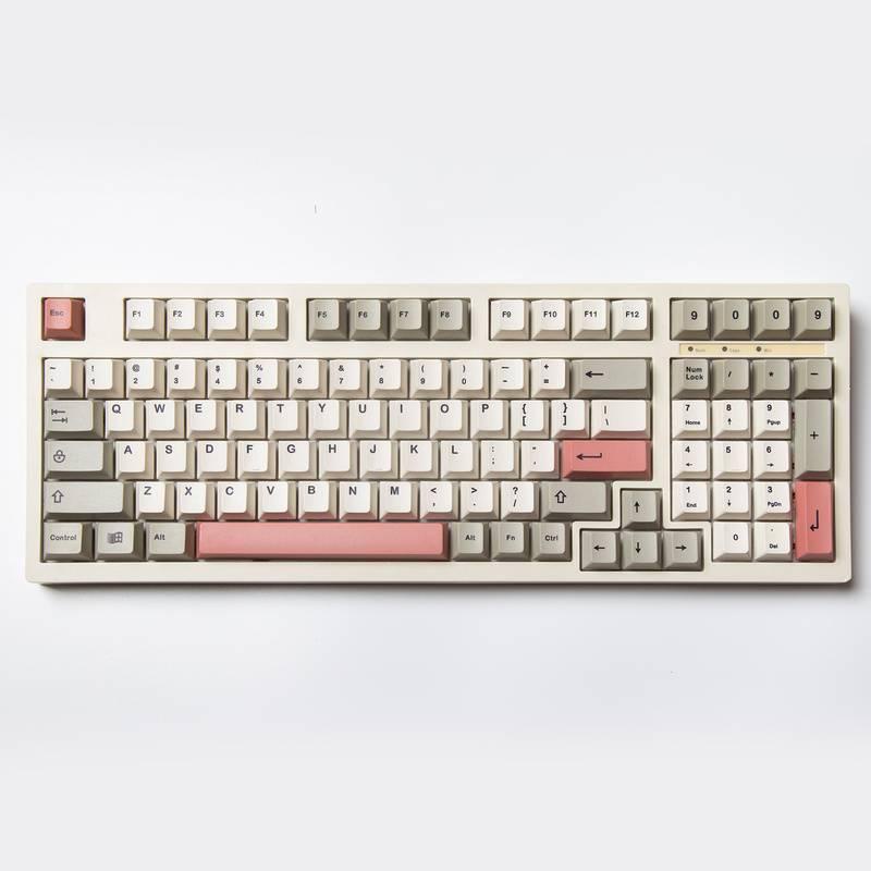 Set 134 nắp phím Cherry Profile 9009 Keycap phong cách cổ điển cho bàn phím cơ MX 61 64 68