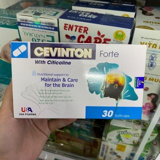 Cevinton forte hộp 30 viên giúp bổ não tăng cường trí nhớ
