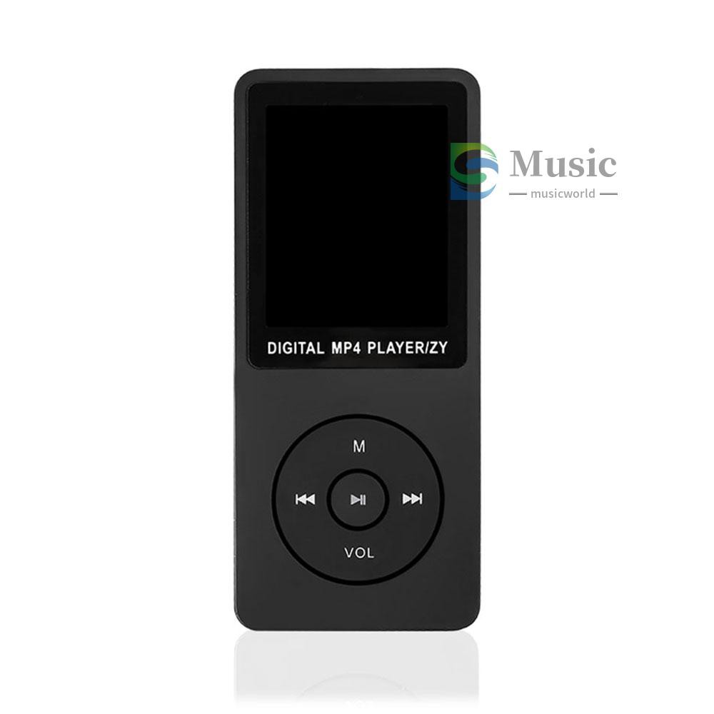 〖MUSIC〗ZY418 MP3 MP4 Digital Player with 1.8 Inches Screen Music Player Lossless Audio Video Player Support E-book FM Radio Voice Recording TF Card Stopwatch