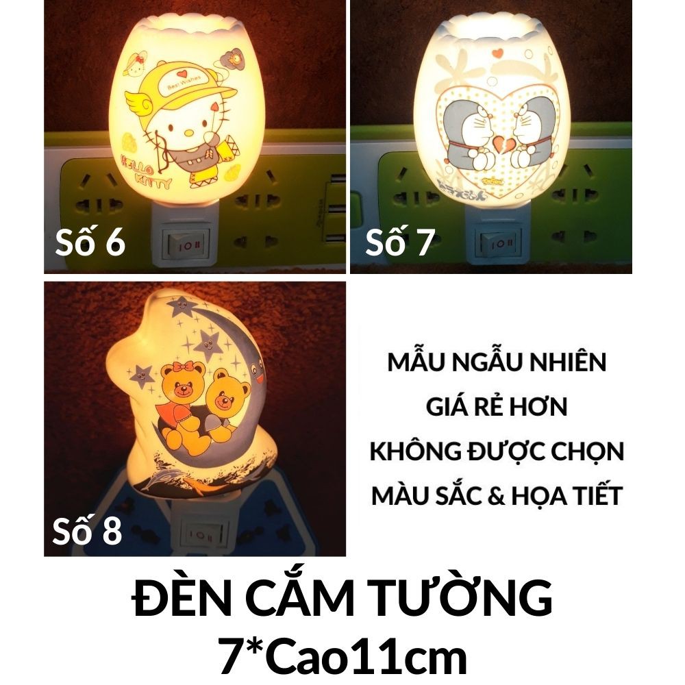 Đèn ngủ trẻ em kiêm xông tinh dầu Cắm tường dùng điện mã 25003