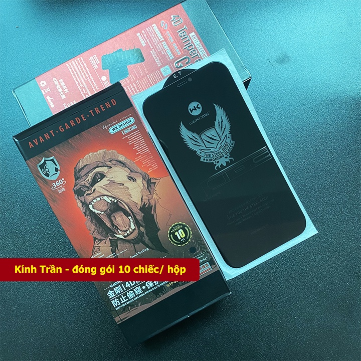 Kính cường lực iphone Chống nhìn trộm KingKong 4D 7plus/8plus/X/Xs/Xsmax/11promax/11/Xr/12/12pro/12promax/13/13promax