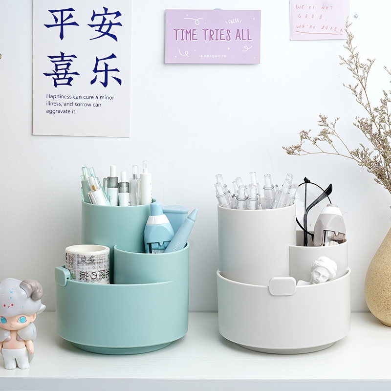Kệ Để Đồ Đa Năng 360 Độ Thiết Kế Sáng Tạo° Giá Đỡ Bút Thiết Kế Xoay Độc Đáo Tiện Dụng Cho Học Sinh