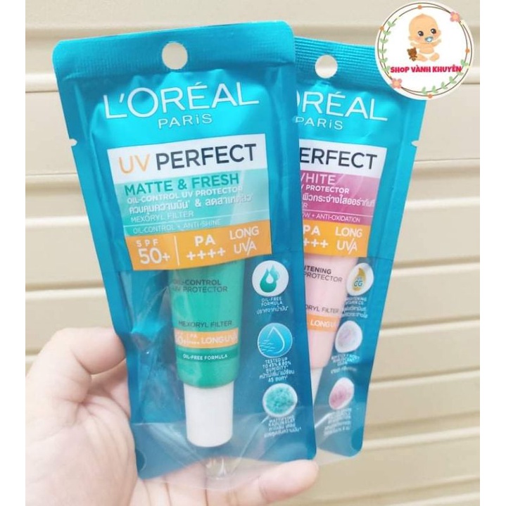 Kem chống nắng L'Oreal kiềm dầu trắng sáng 15ml