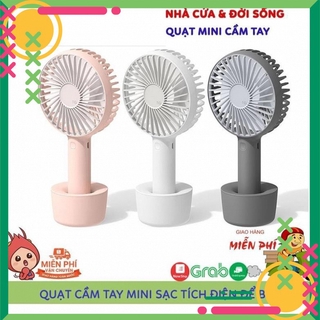 👑Vua Bán Sỉ👑 Quạt Mini Cầm Tay, Để Bàn Sạc Tích Điện Siêu Tiện Dụng Cho Mua Hè 2020 - Giao Màu Ngẫu Nhiên