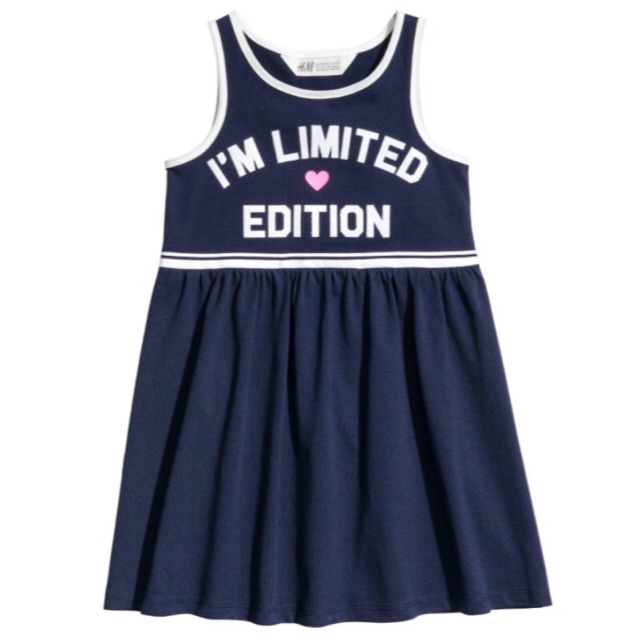 (Có hình chụp sp)VÁY COTTON HM XÁCH TAY US AUTHENTIC "TÔI LÀ PHIÊN BẢN GIỚI HẠN"