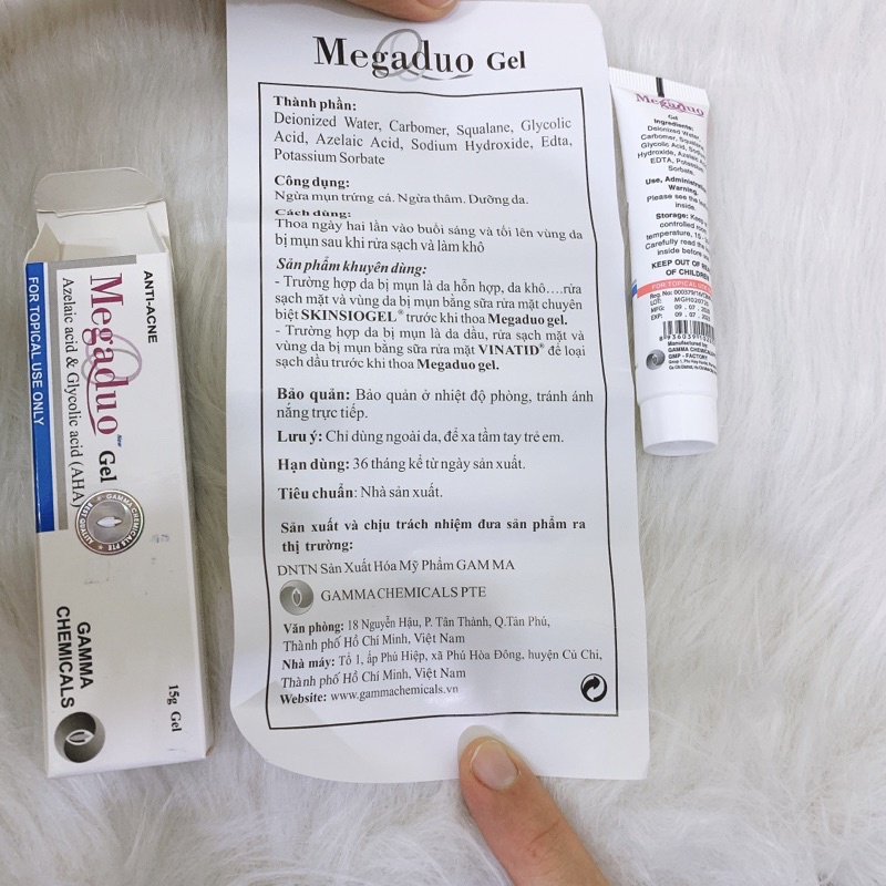 Gel Mụn Trứng cá Megaduo - Megaduo 15g