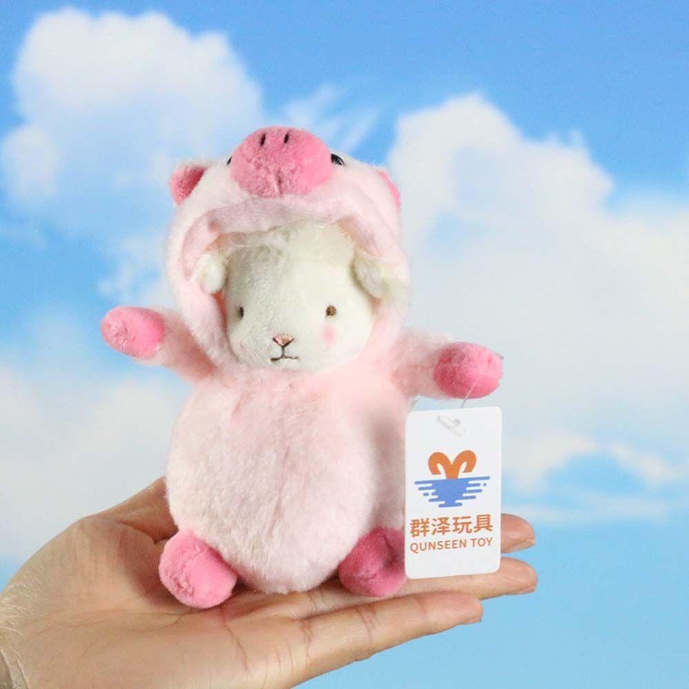 Móc Khóa Hình Thú Nhồi Bông Mềm Mại Dễ Thương