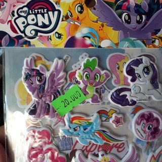 Sticker hình kì lân PONY đáng yêu