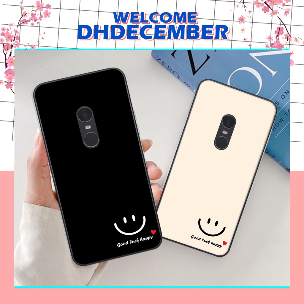 Ốp lưng Xiaomi REDMI NOTE 4 / NOTE 4X / REDMI 5 PLUS in hình nice ,good luck happy ốp xinh viền dẻo đẹp chất