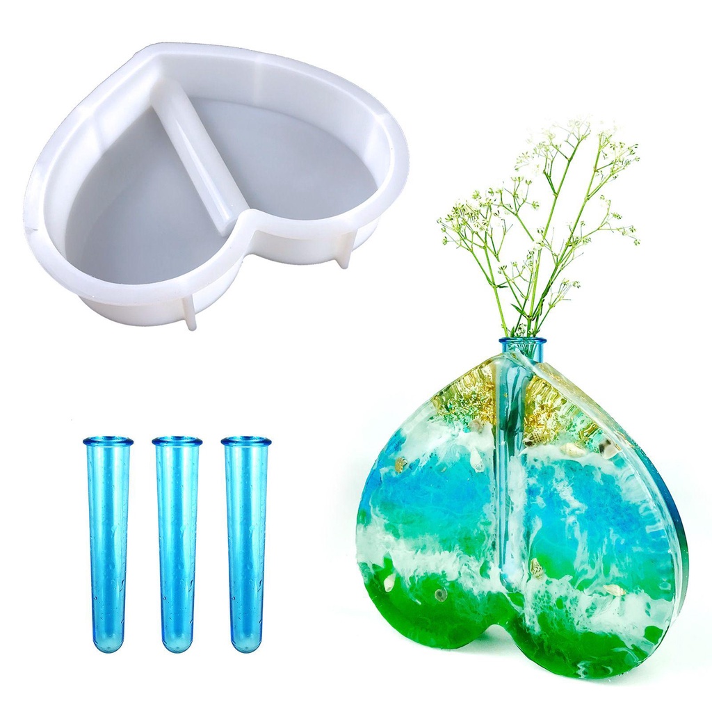 Khuôn Làm Chậu Cây Thủy Canh Bằng Epoxy Độc Đáo Trang Trí Nhà Cửa DIY