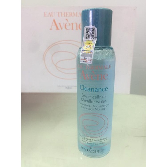 NƯỚC TẨY TRANG ÊM DỊU CHO LÀN DA DẦU AVENE CLEANANCE MICRELLAR WATE 100ML CHÍNH HÃNG - 9590