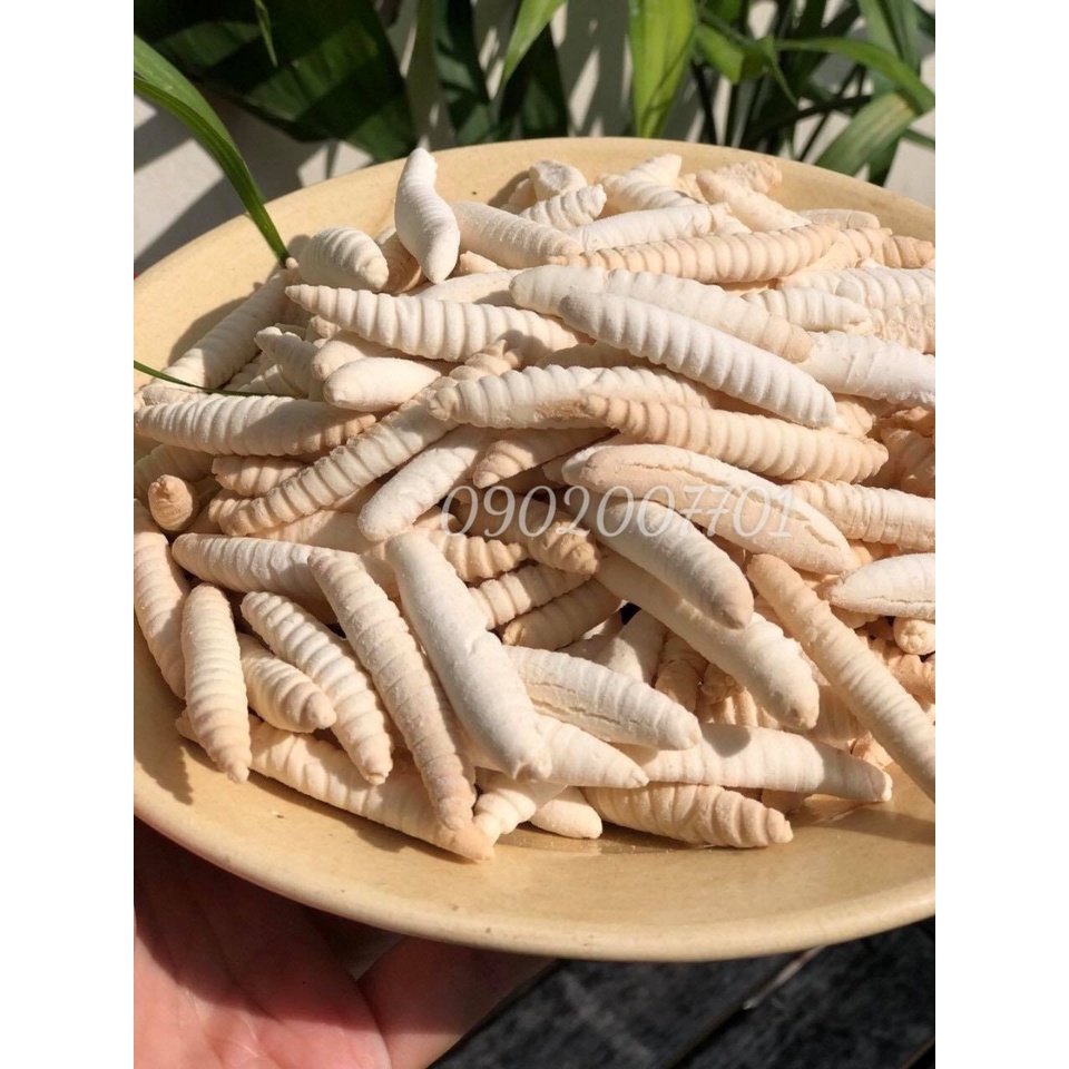 Bánh đuông thơm ngon béo ngậy - bánh con sâu sữa - con đuông dừa sữa thơm béo 100g/200g/500g