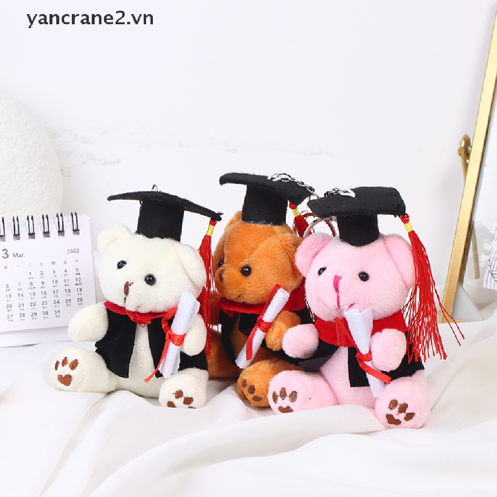 Móc Khóa Hình Gấu Bông Mini 10cm Dễ Thương {yancrane2.vn}