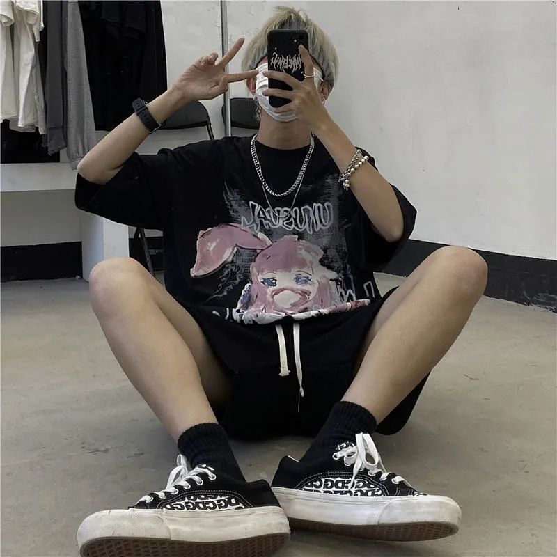 NRVP Áo thun ngắn tay cổ tròn thời trang 2021 cho nữ