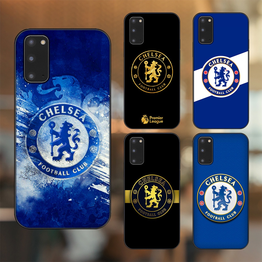 Ốp lưng Samsung S20 viền đen in hình Chelsea FC