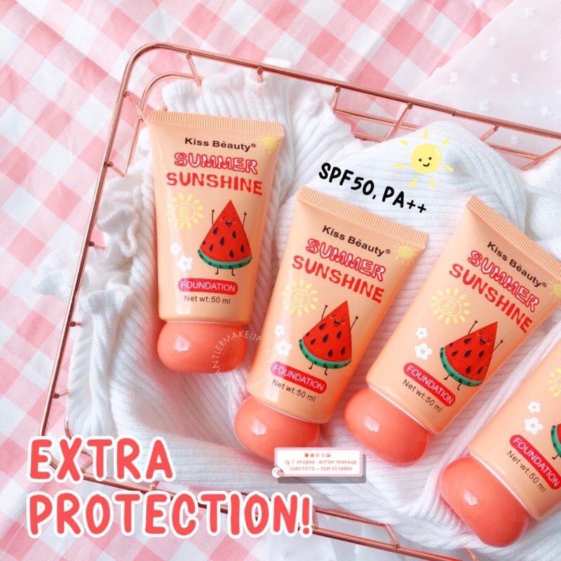 Kem nền dưa hấu chông nắng SPF 50+ SUNSHINE của kissbeauty KB A507