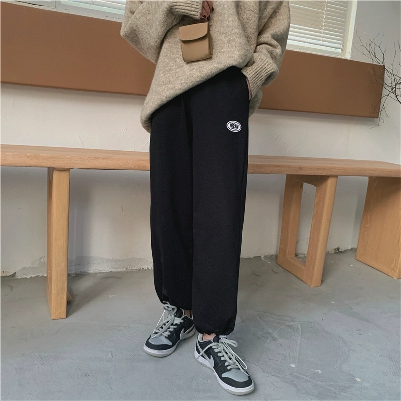 Quần bom DREAM tập gym bozip co dãn trending Quần ống rộng bo gấu Unisex cá tính - GENZOO