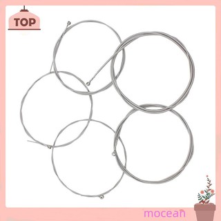 Childplaymate 5 Pcs Silver Steel Strings for Bass Guitar String Replacements