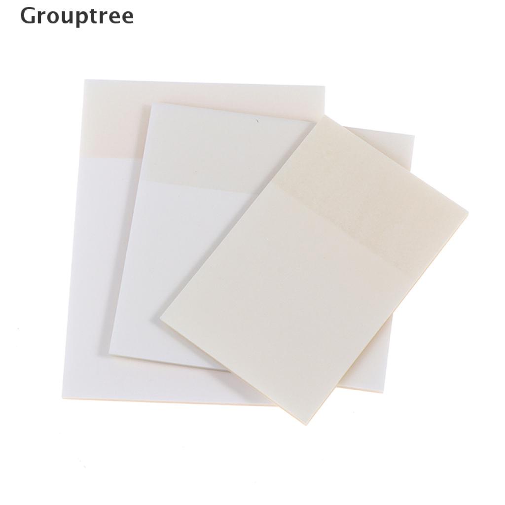 Set 50 Tờ Giấy Ghi Chú Trong Suốt Chống Thấm Nước Tiện Lợi