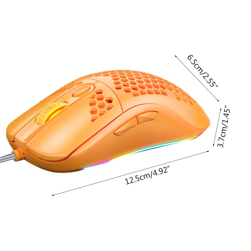 Chuột Chơi Game Có Dây 6 Cấp 7200 DPI 7 Nút