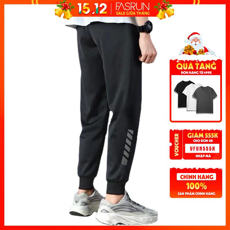 Quần Jogger nam đẹp 4RUN mã "TT58-W" thiết kế theo phong cách Hàn Quốc vải thun co Giãn, thoáng nhẹ, thoải mái vô cùng