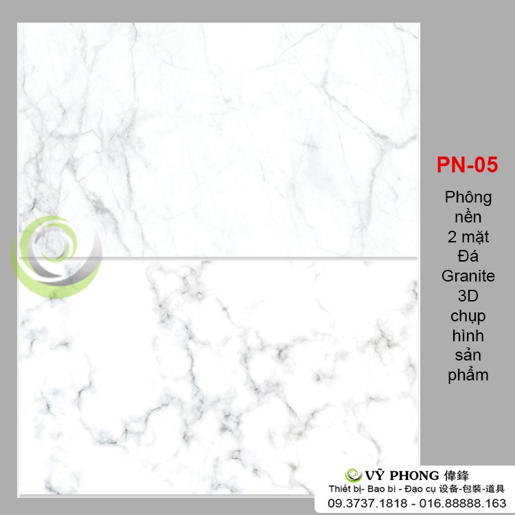 Phông nền chụp ảnh 2 mặt Đá Marble 3D chụp hình PN-05