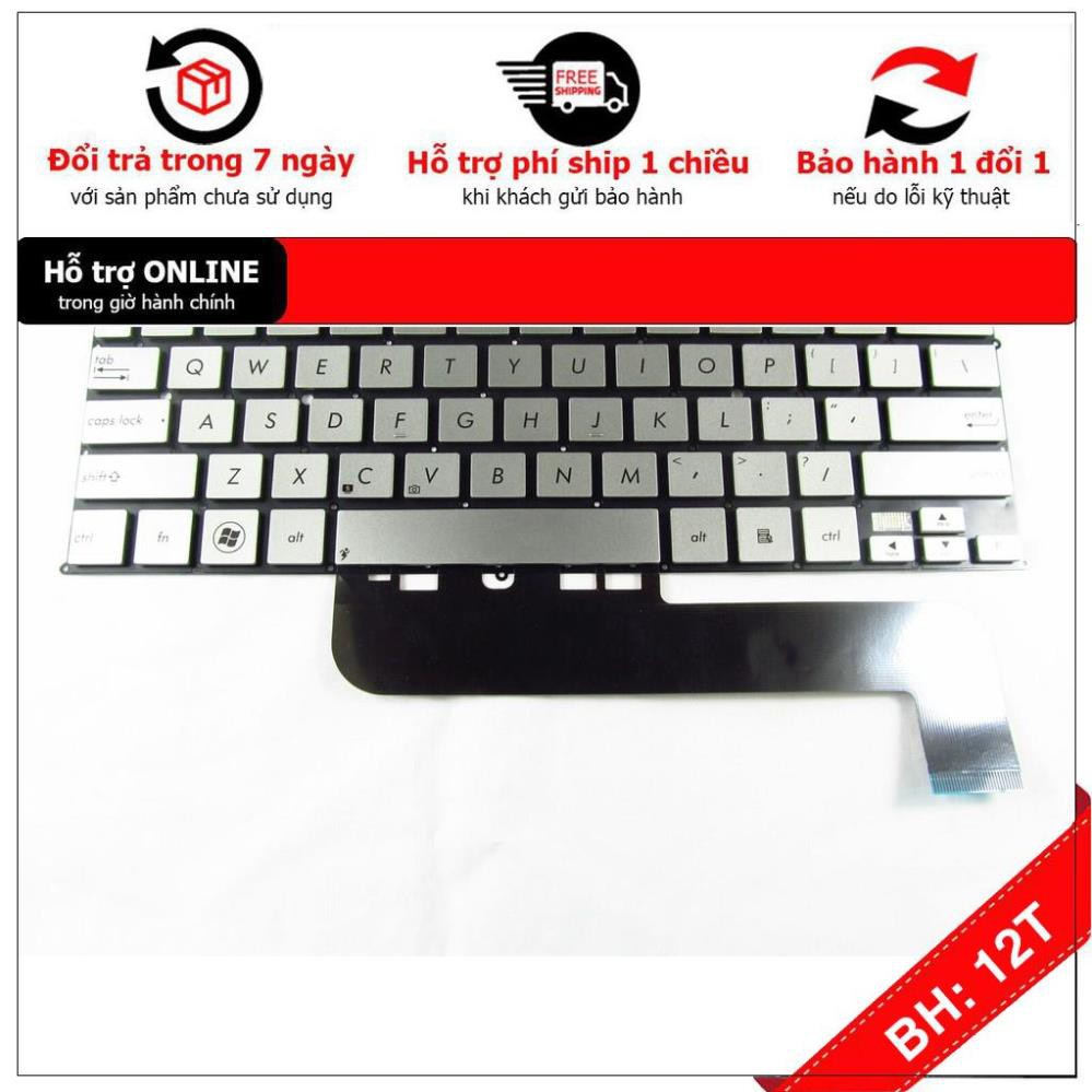 [BH12TH] [- Bàn Phím Laptop ASUS Zenbook UX21E Màu Bạc Chuẩn US Layout - Hàng Mới 100%