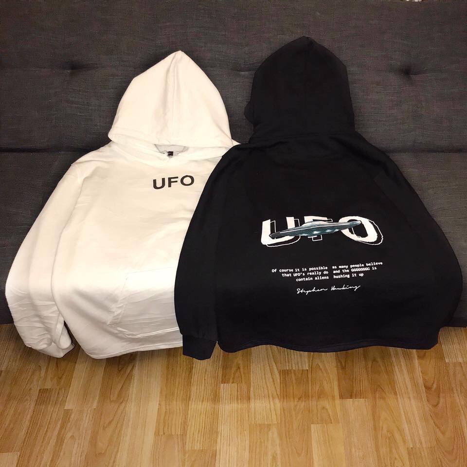 Áo hoodie in hình UFO nỉ ngoại 123SHOP form rộng có mũ cho nam và nữ 2 màu unisex ulzzang Cá Tính | BigBuy360 - bigbuy360.vn