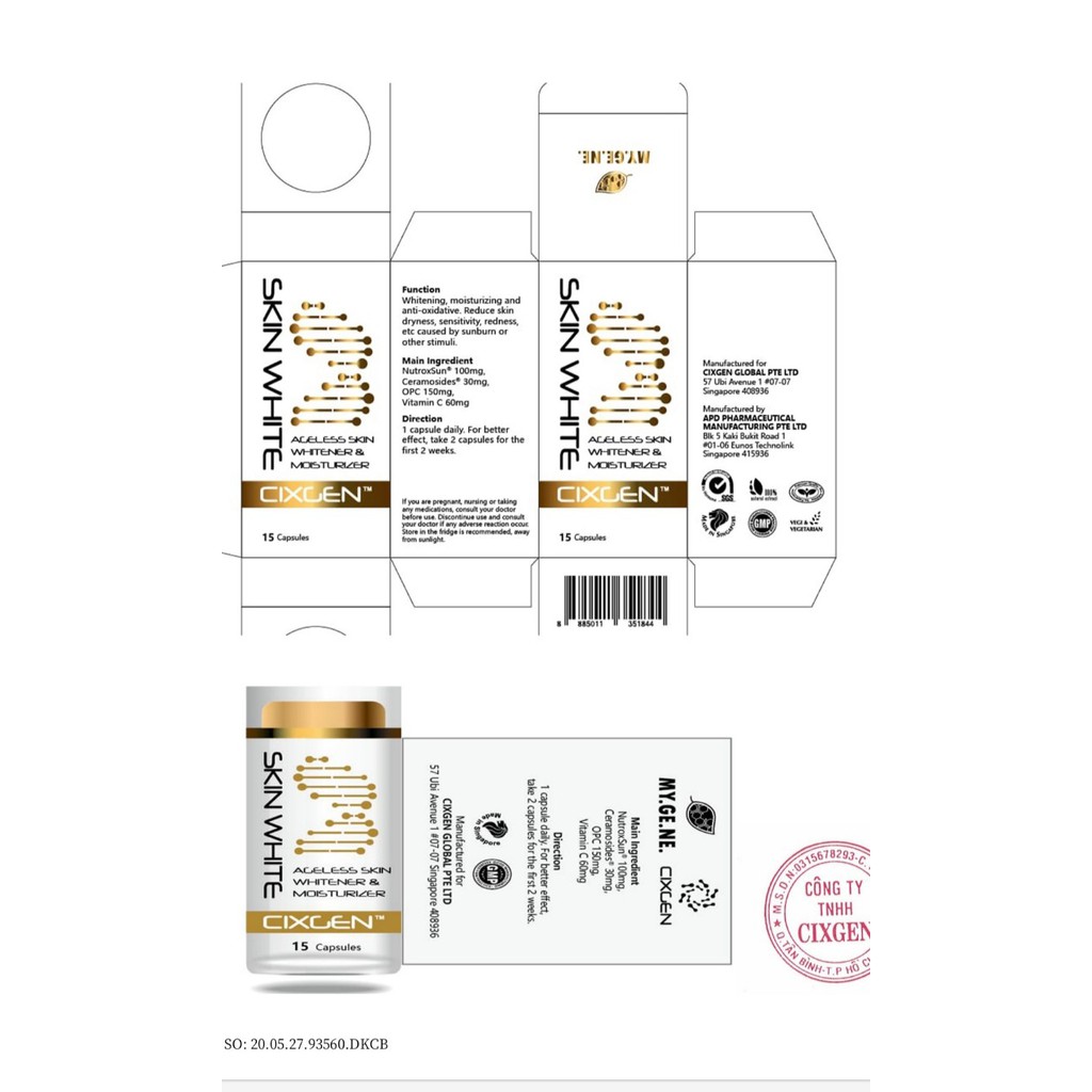 Thực Phẩm Hỗ Trợ Làm Đẹp Da Skin White | BigBuy360 - bigbuy360.vn