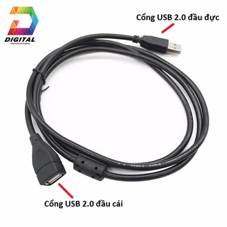 Cáp USB Nối Dài Xịn Có Chống Nhiễu - Cable USB