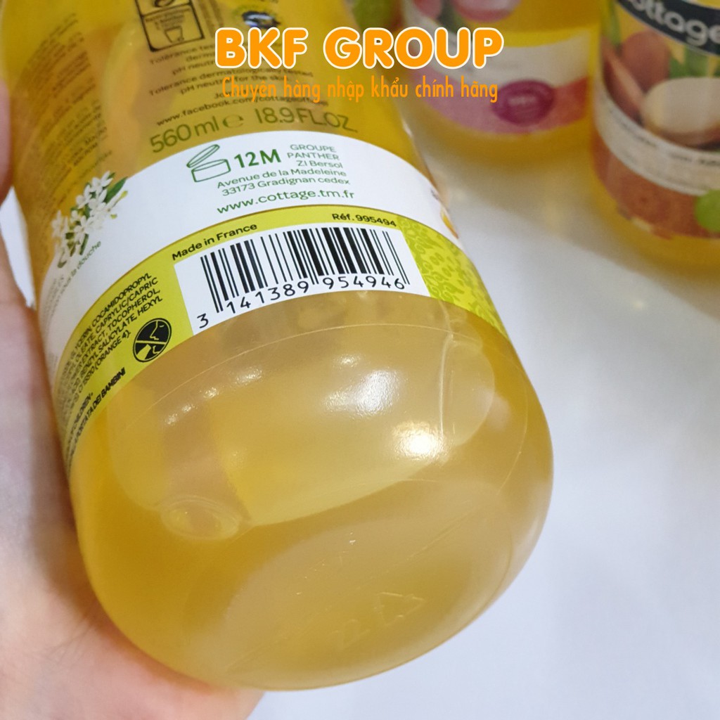 Sữa Tắm COTTAGE Hương Hoa Nhài - Jasmin Oil 560ml