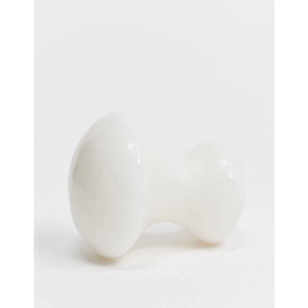 Mushroom Gua Sha - Dụng cụ nấm masage mắt Gua Sha bằng đá thạch anh trắng Revolution Skincare Jade Gua Sha - White