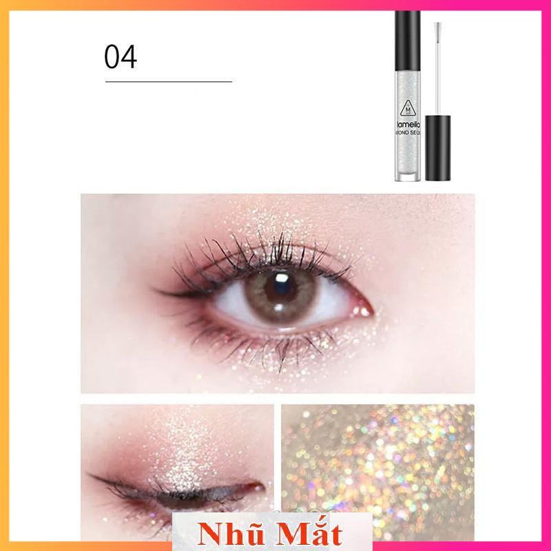 Nhũ mắt gel nhũ kim tuyến lấp lánh Diamond Lameila trang điểm mắt ht4