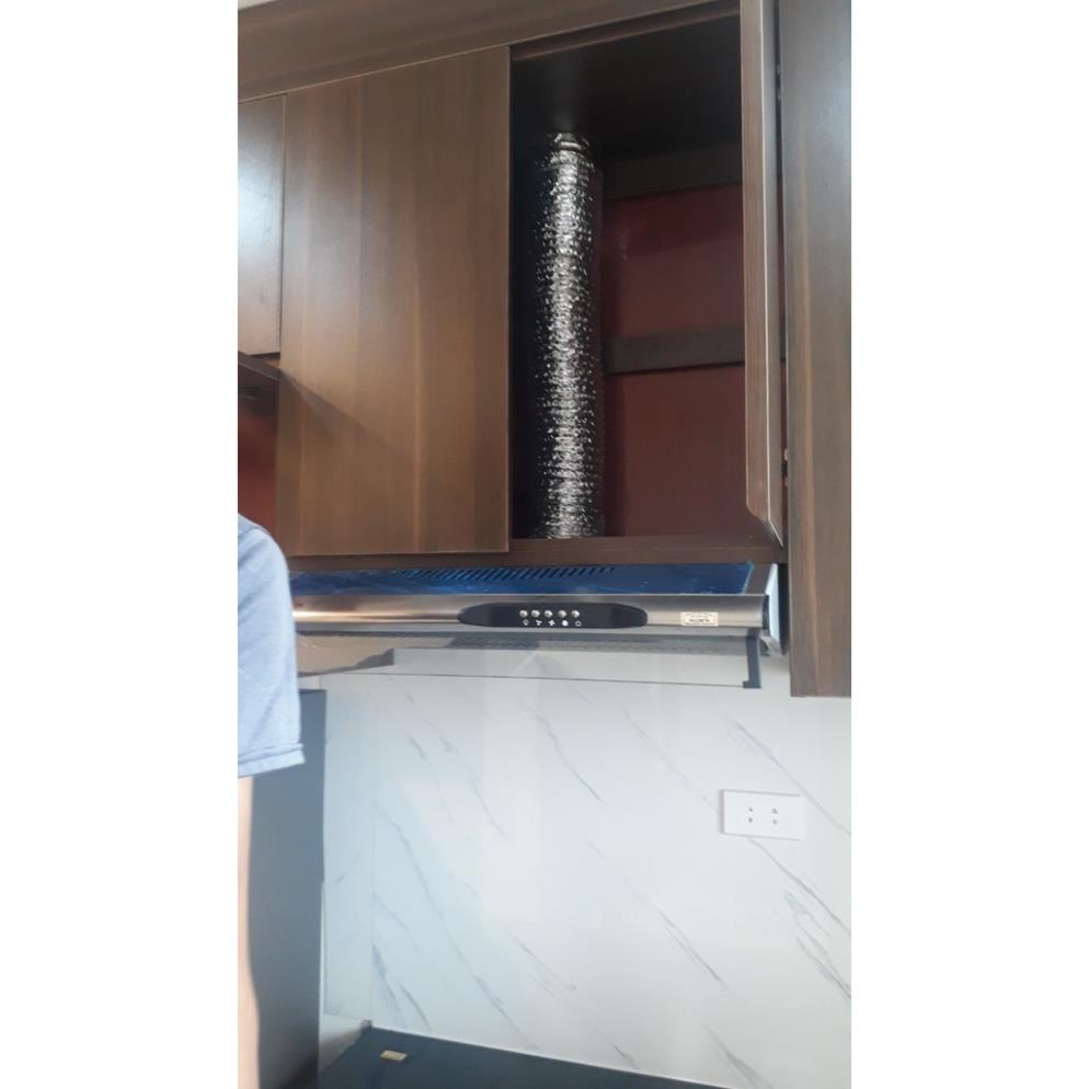 Phi 125mm  - Ống bạc thông gió thoát khí dài 1-8m