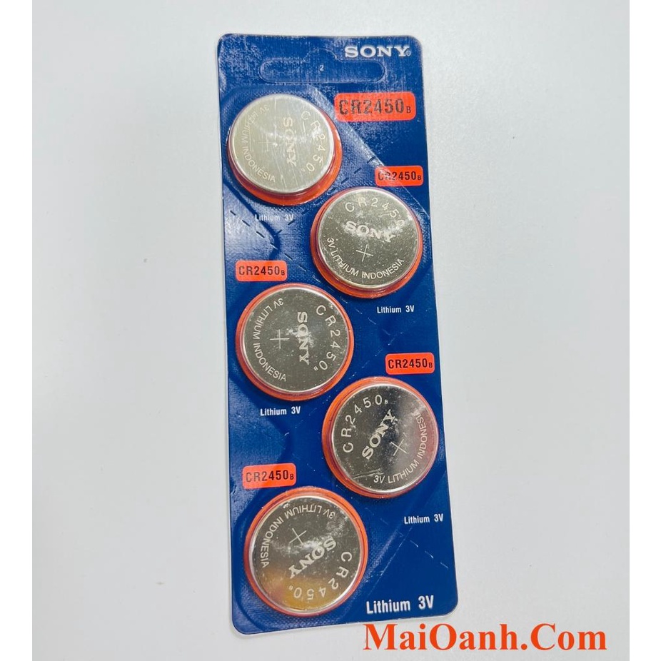 Pin CR2450 B Sony 3V Lithium Chính Hãng - Made In Indonesia