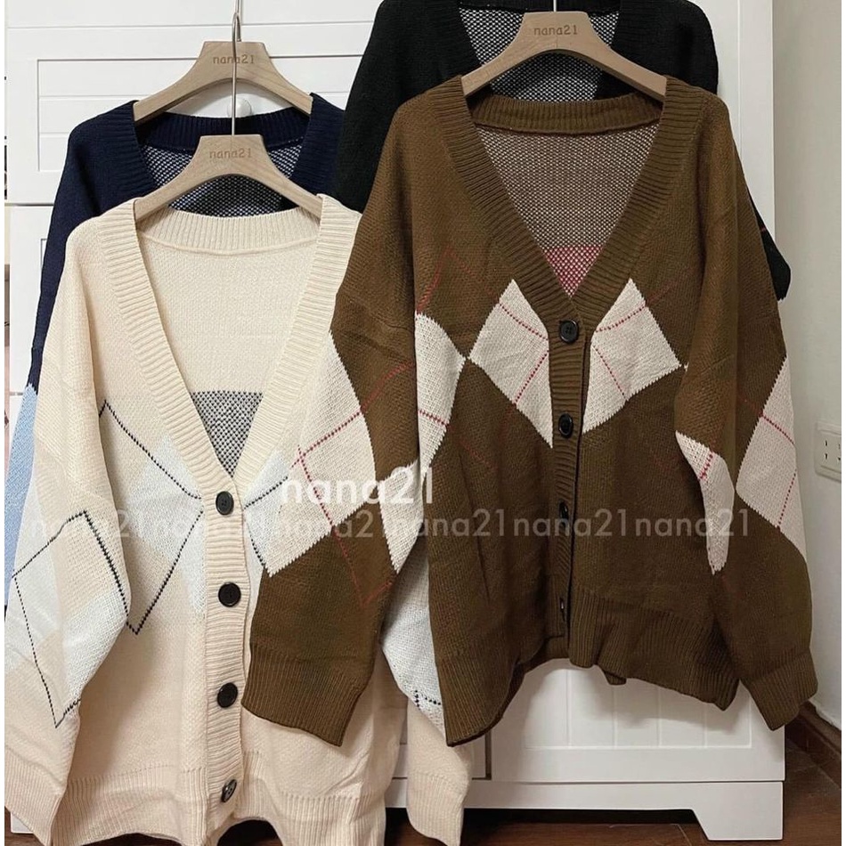 [HÀNG QC, SẴN] ÁO KHOÁC LEN CARDIGAN NÚT GÀI, CHẤT DÀY DẶN, MỀM, ẢNH THẬT | BigBuy360 - bigbuy360.vn
