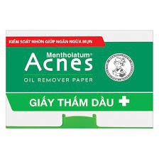 Giấy Thấm Dầu Rohto Acnes Mentholatum Hộp 100 Tờ