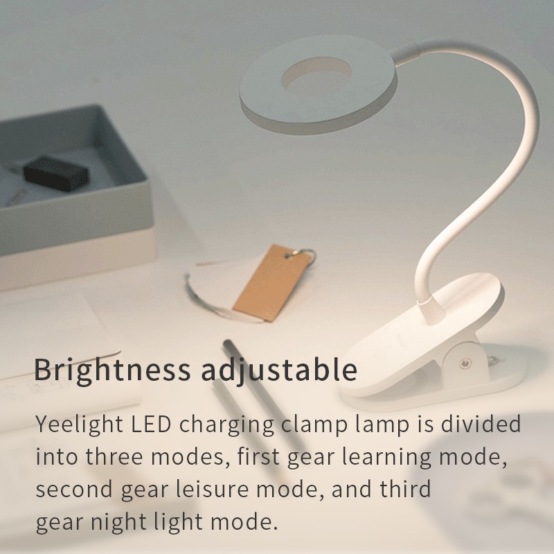 [CAM KẾT CHÍNH HÃNG] Đèn kẹp bàn Yeelight LED J1 (5W, Pin 1500mAh, ~40h)