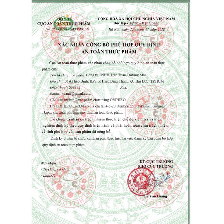 Tỏi đen Nhật Bản orihiro 180 viên | BigBuy360 - bigbuy360.vn