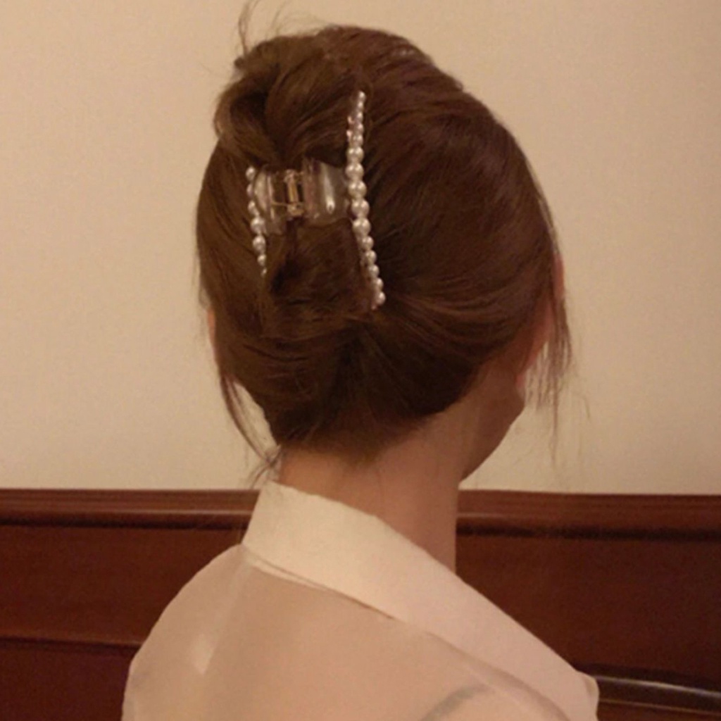 Kẹp Tóc Hợp Kim Trang Trí Ngọc Trai Giả Xinh Xắn Cho Nữ