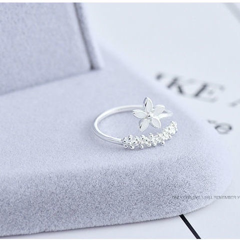 Nhẫn Mạ Bạc 925 Đính Đá Sang Trọng Cho Nữ