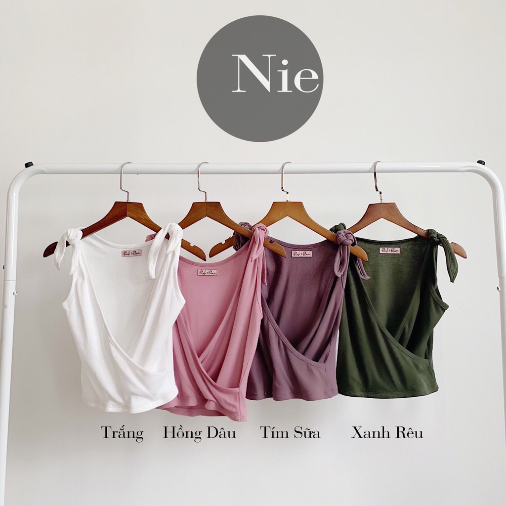 Croptop đắp ngực cột nơ vai gợi cảm🎀