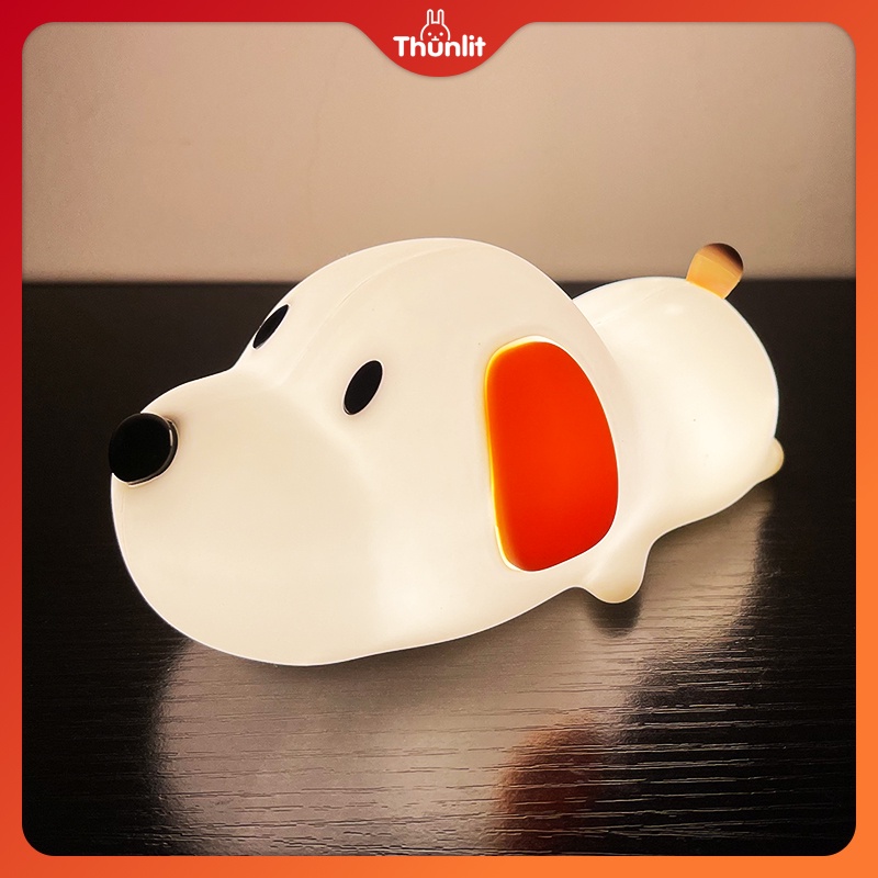 Đèn Ngủ Thunlit Hình Chú Cún Dễ Thương 1200mah 2 Màu Sắc Tùy Chọn Có Thể Sạc Lại Tiện