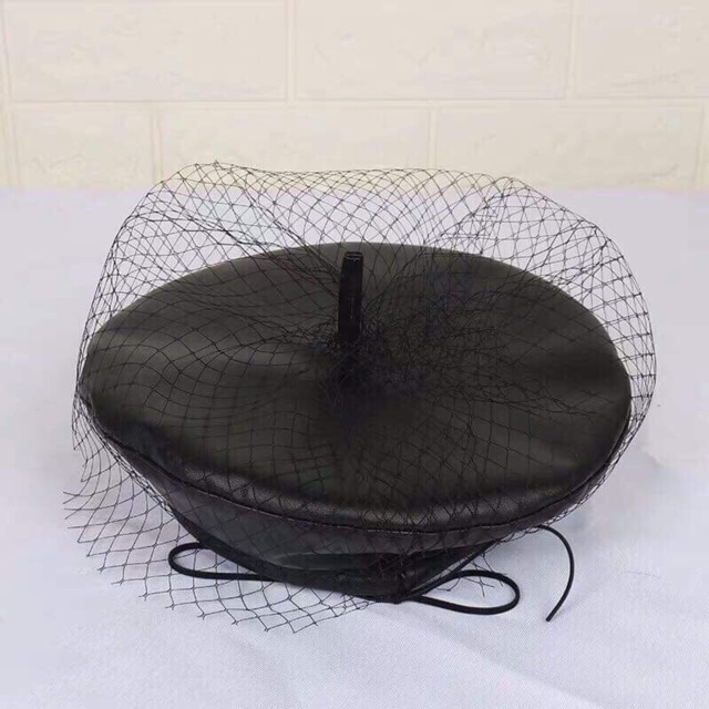 Mũ nồi beret da lưới - nón nồi