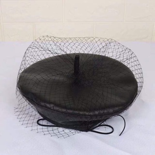 Nón nồi phối lưới phong cách hàn quốc