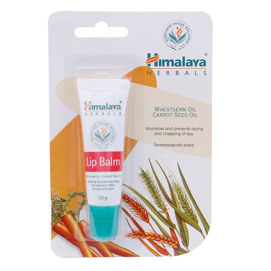 Son dưỡng hồng môi chiết xuất cà rốt Himalaya Lip Balm Herbals