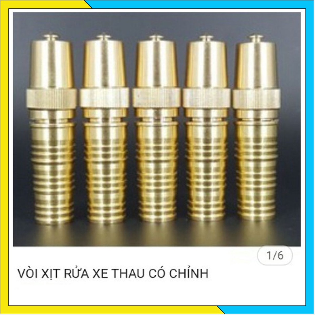 BÉC (ĐẦU) RỬA XE THAU CÓ CHỈNH.