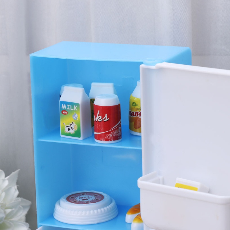 Tủ Lạnh Đồ Chơi Mini 1 / 12 Món Cho Nhà Búp Bê