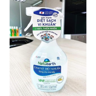 Chai xịt diệt khuẩn nhà bếp Natuearth 410ml