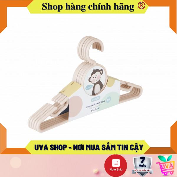 Mắc Áo/Móc Áo Trẻ Em Hara 188 Inochi (Lốc 5 Cái)